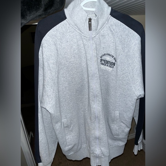 Oversized zip up grey hoodie - Picture 11 of 15